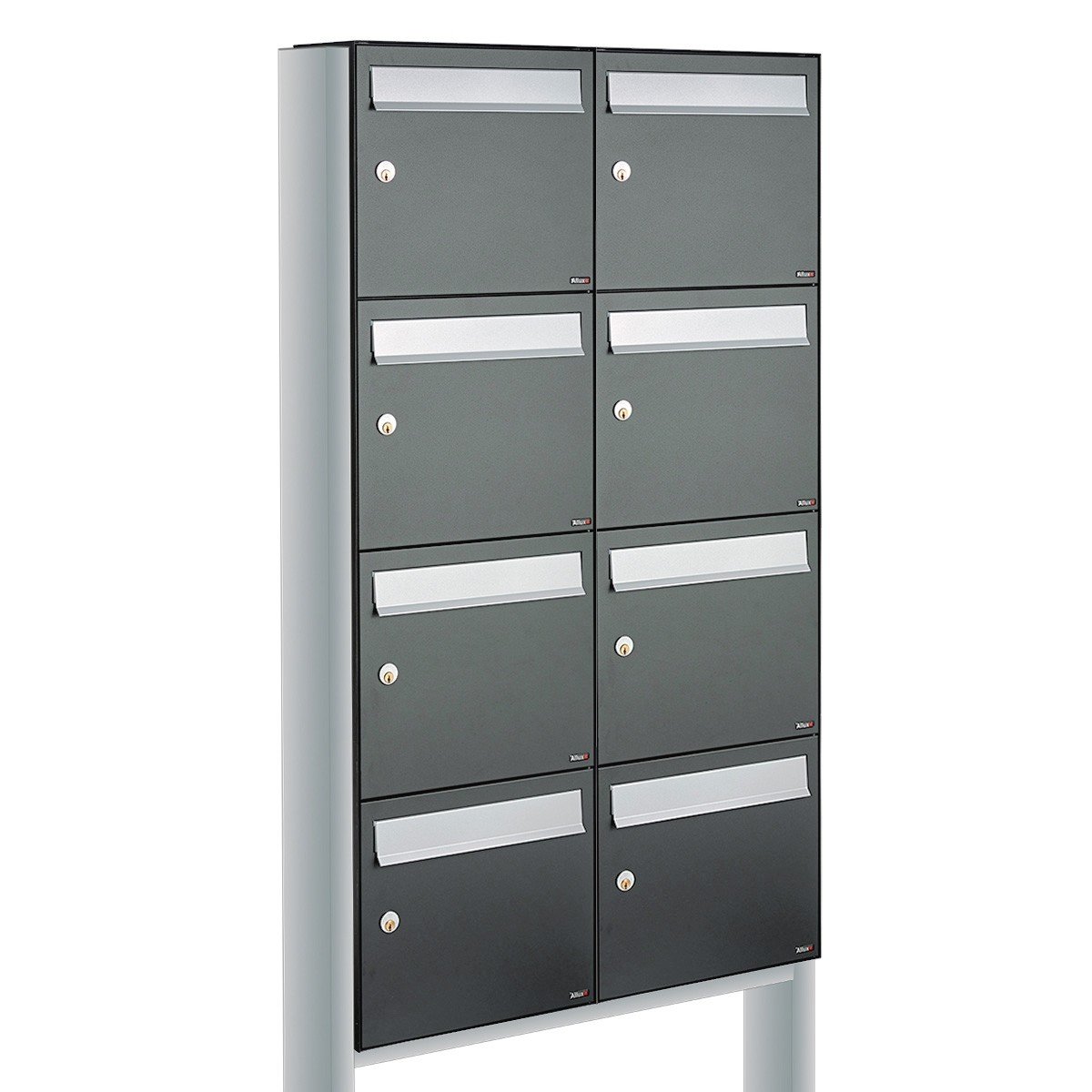 Allux Flow Set 2-Breed, 4-Hoog Op Statief Antraciet - 40040065_2x4s