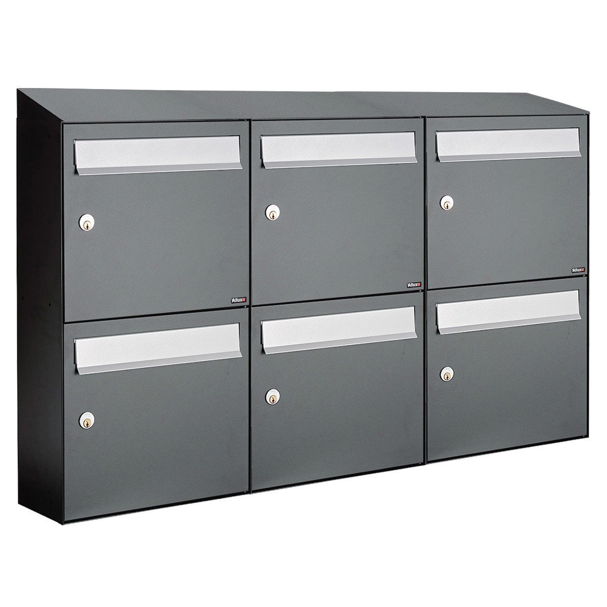 Allux Flow Set 3-Breed, 2-Hoog Met Dak Antraciet - 40040065_3x2d