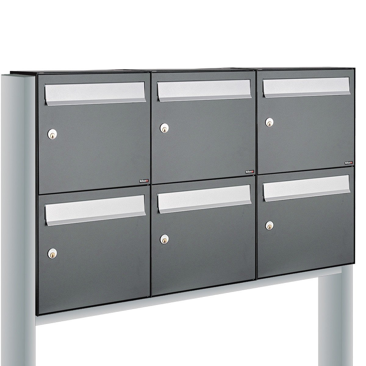 Allux Flow Set 3-Breed, 2-Hoog Op Statief Antraciet - 40040065_3x2s