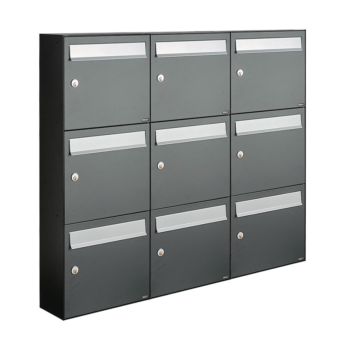 Allux Flow Set 3-Breed, 3-Hoog Antraciet - 40040065_3x3