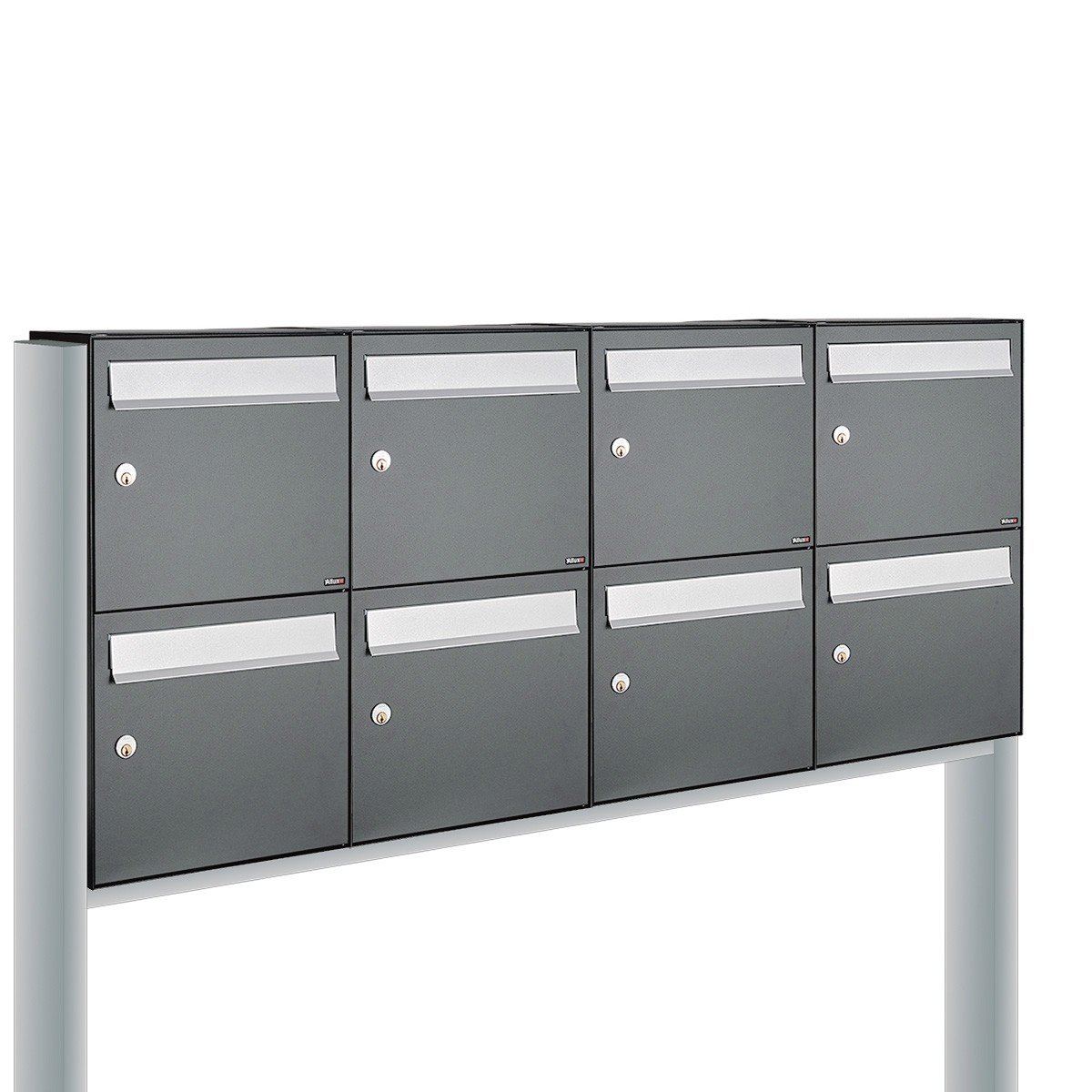 Allux Flow Set 4-Breed, 2-Hoog Op Statief Antraciet - 40040065_4x2s