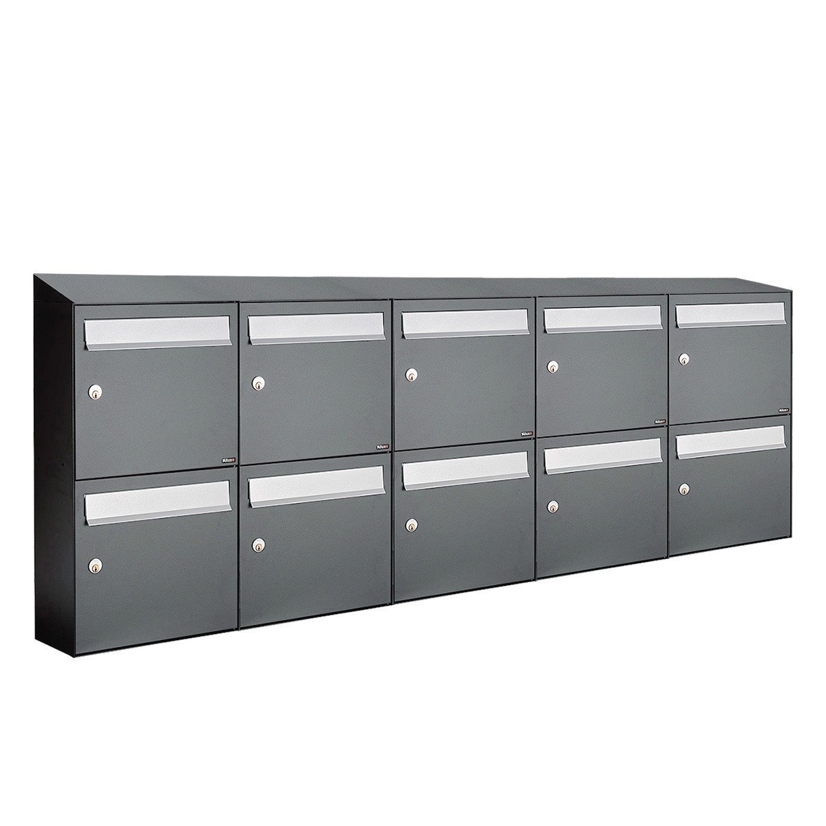Allux Flow Set 5-Breed, 2-Hoog Met Dak Antraciet - 40040065_5x2d