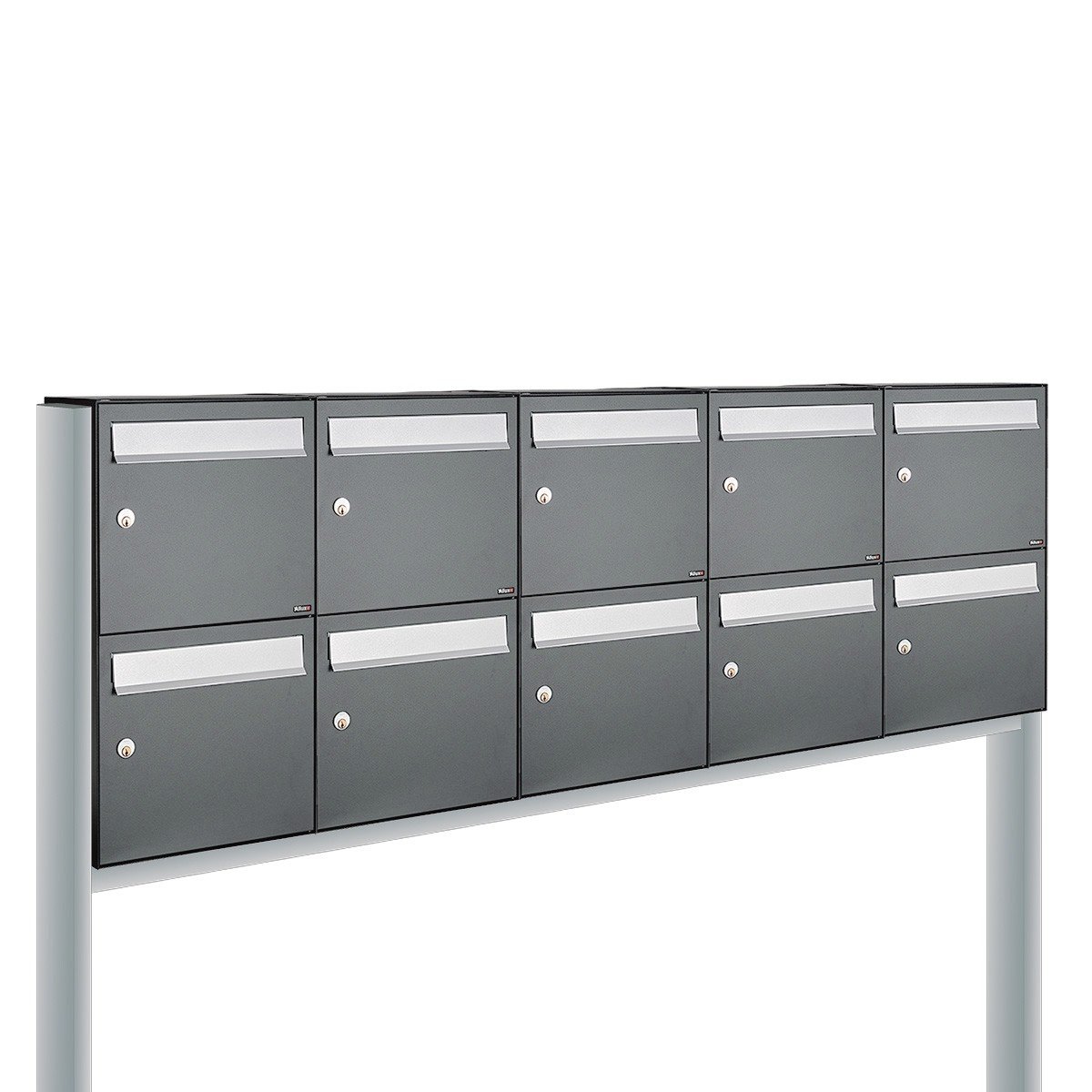Allux Flow Set 5-Breed, 2-Hoog Op Statief Antraciet - 40040065_5x2s