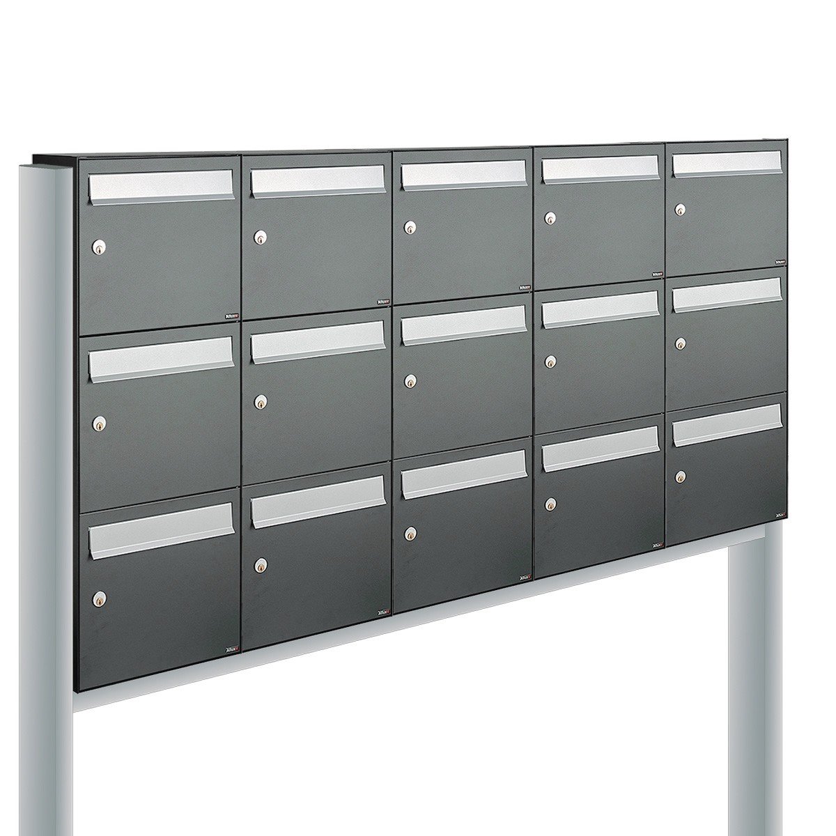 Allux Flow Set 5-Breed, 3-Hoog Op Statief Antraciet - 40040065_5x3s
