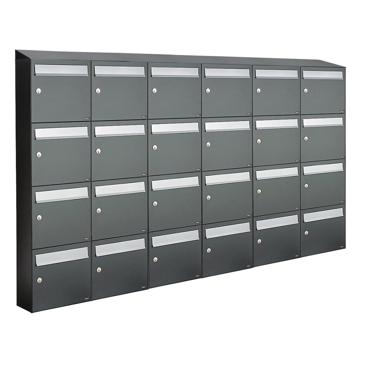 Allux Flow Set 6-Breed, 4-Hoog Met Dak Antraciet - 40040065_6x4d