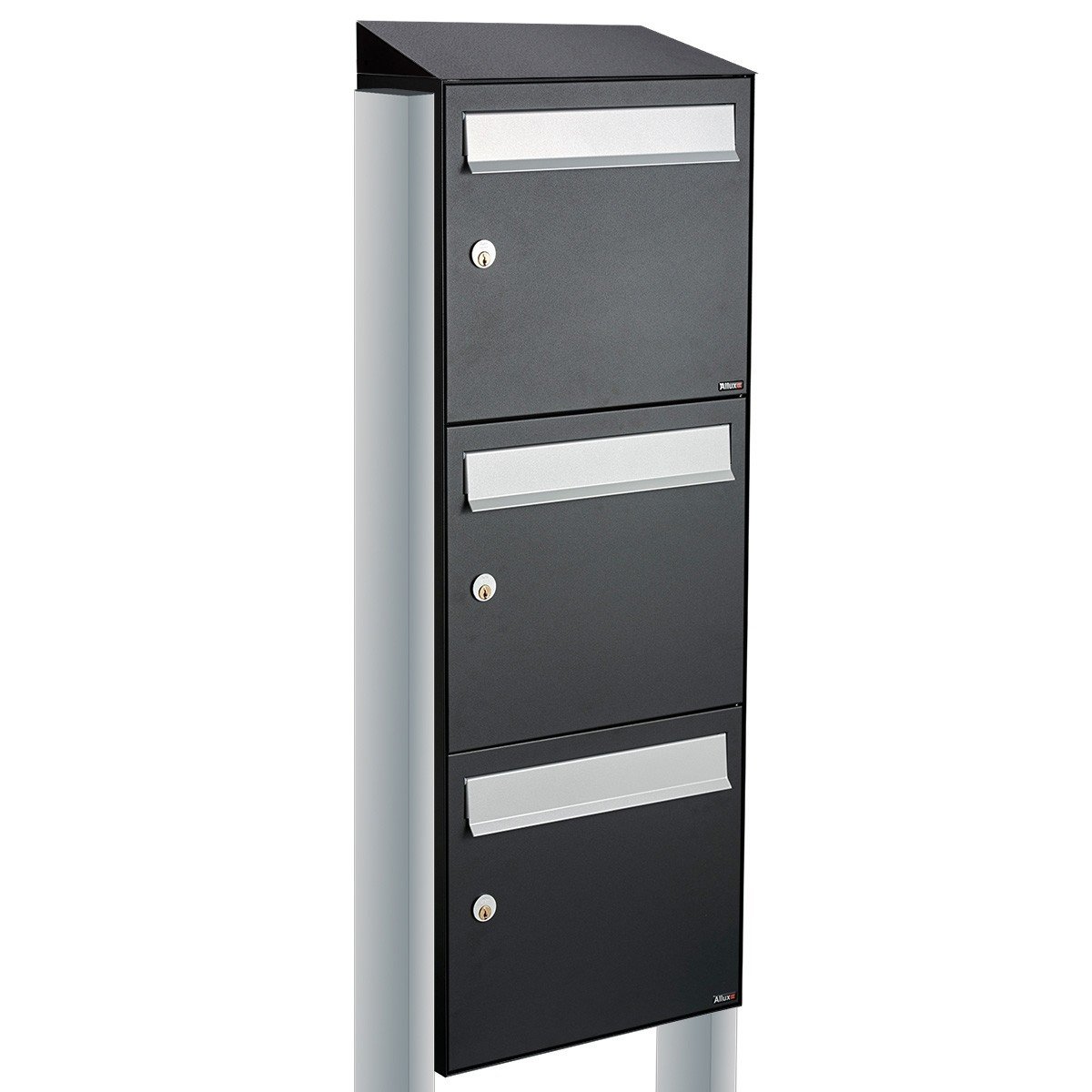Allux Flow Set 3-Hoog Met Dak Op Statief Zwart - 40040070_1x3ds
