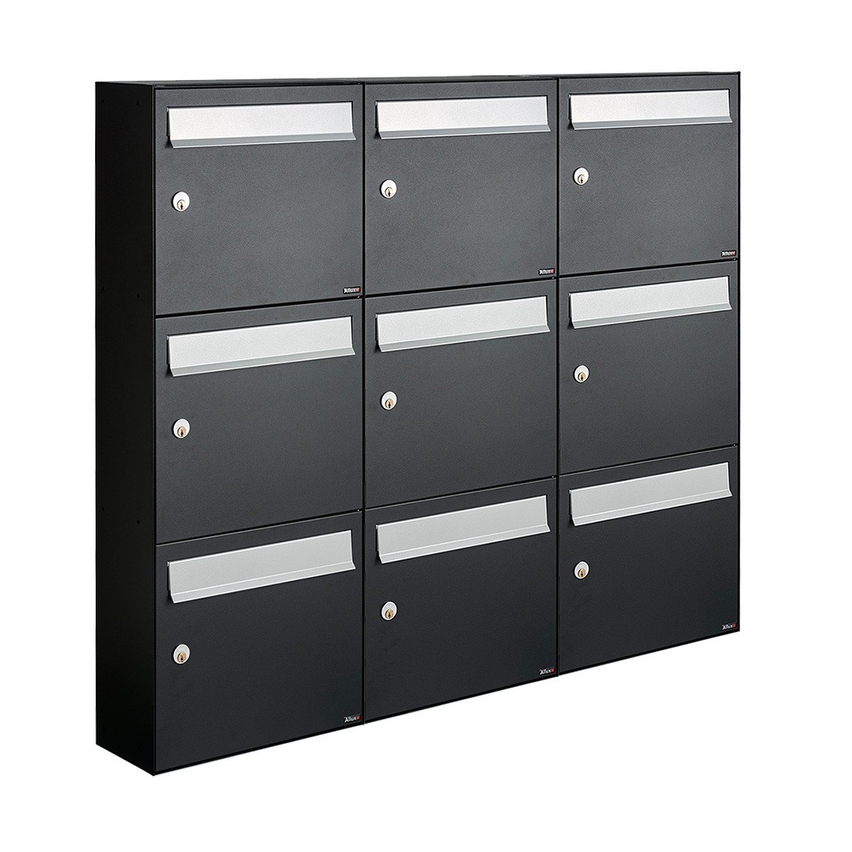 Allux Flow Set 3-Breed, 3-Hoog Zwart - 40040070_3x3
