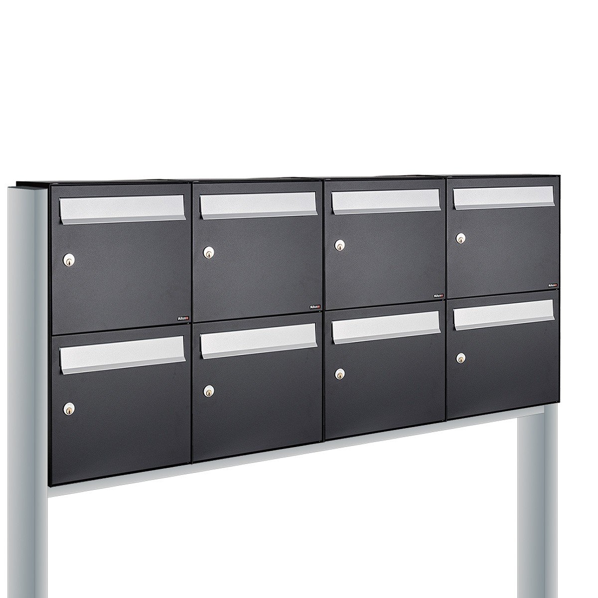 Allux Flow Set 4-Breed, 2-Hoog Op Statief Zwart - 40040070_4x2s