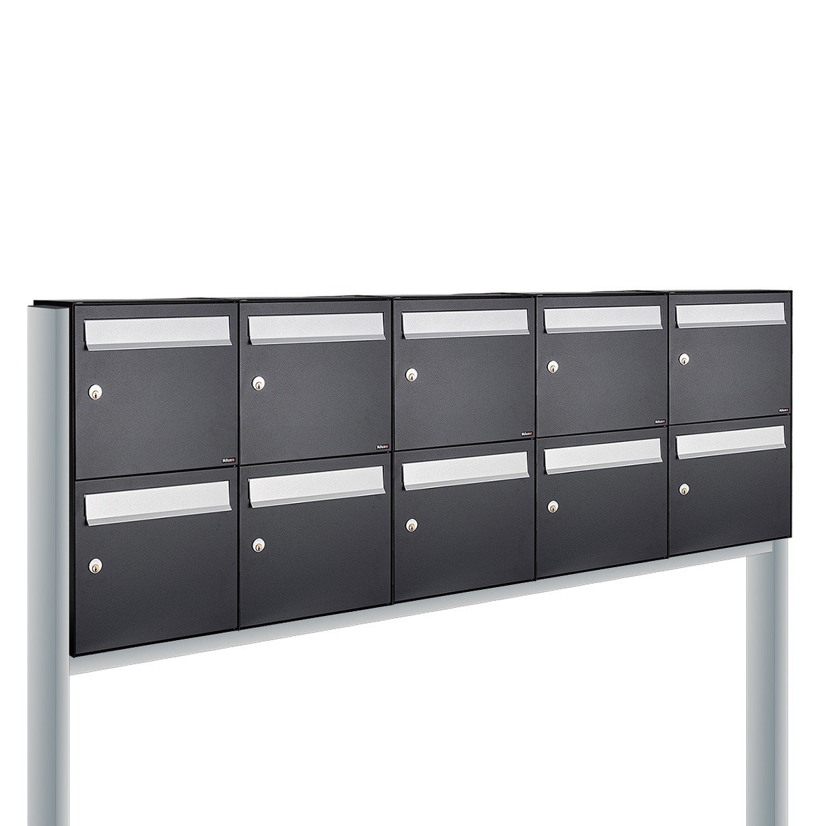Allux Flow Set 5-Breed, 2-Hoog Op Statief Zwart - 40040070_5x2s