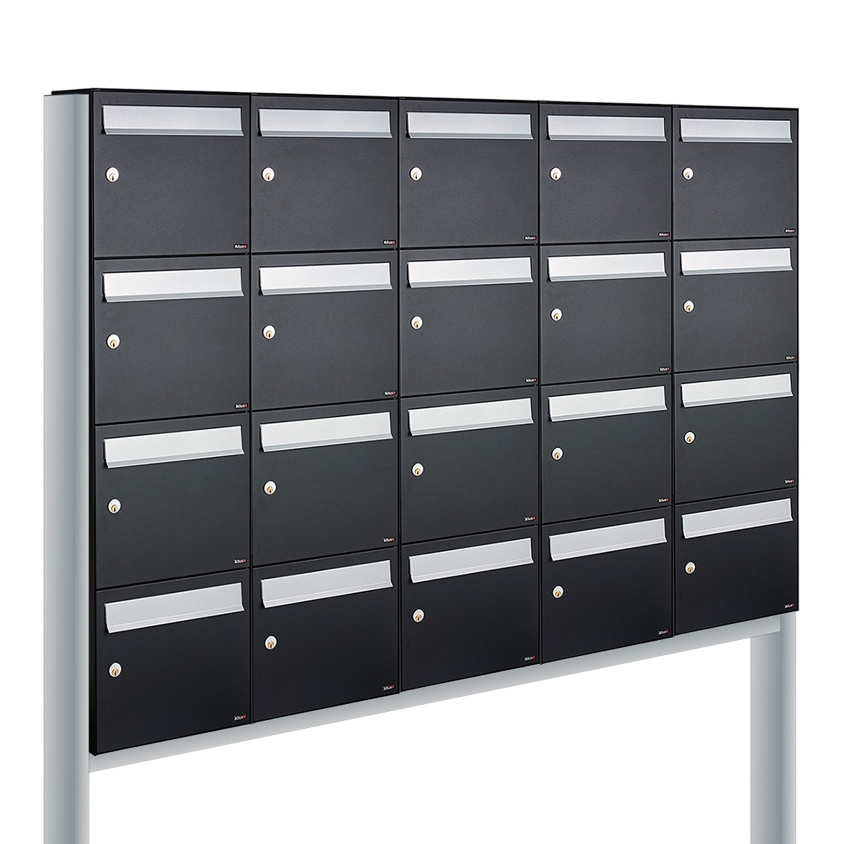 Allux Flow Set 5-Breed, 4-Hoog Op Statief Zwart - 40040070_5x4s