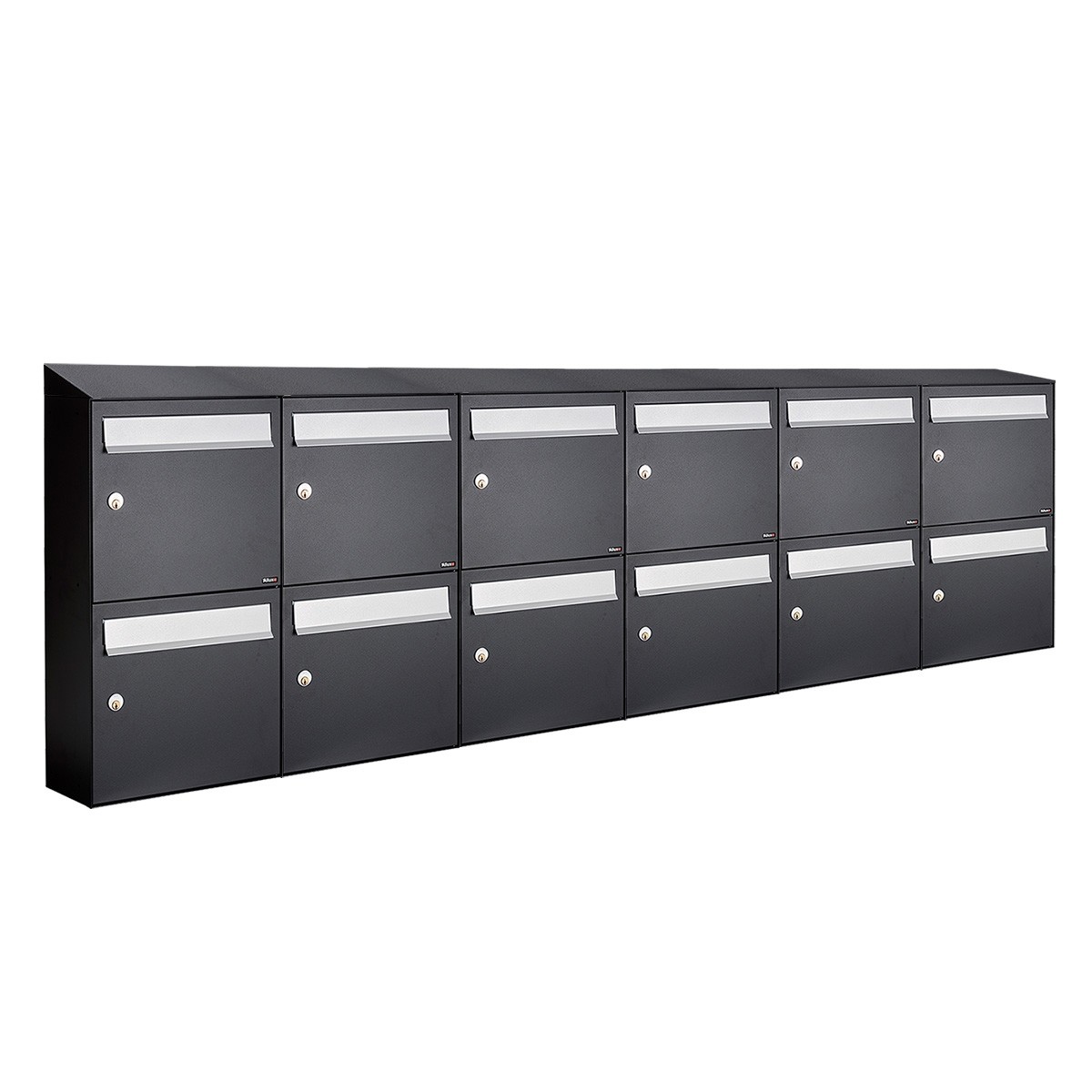 Allux Flow Set 6-Breed, 2-Hoog Met Dak Zwart - 40040070_6x2d