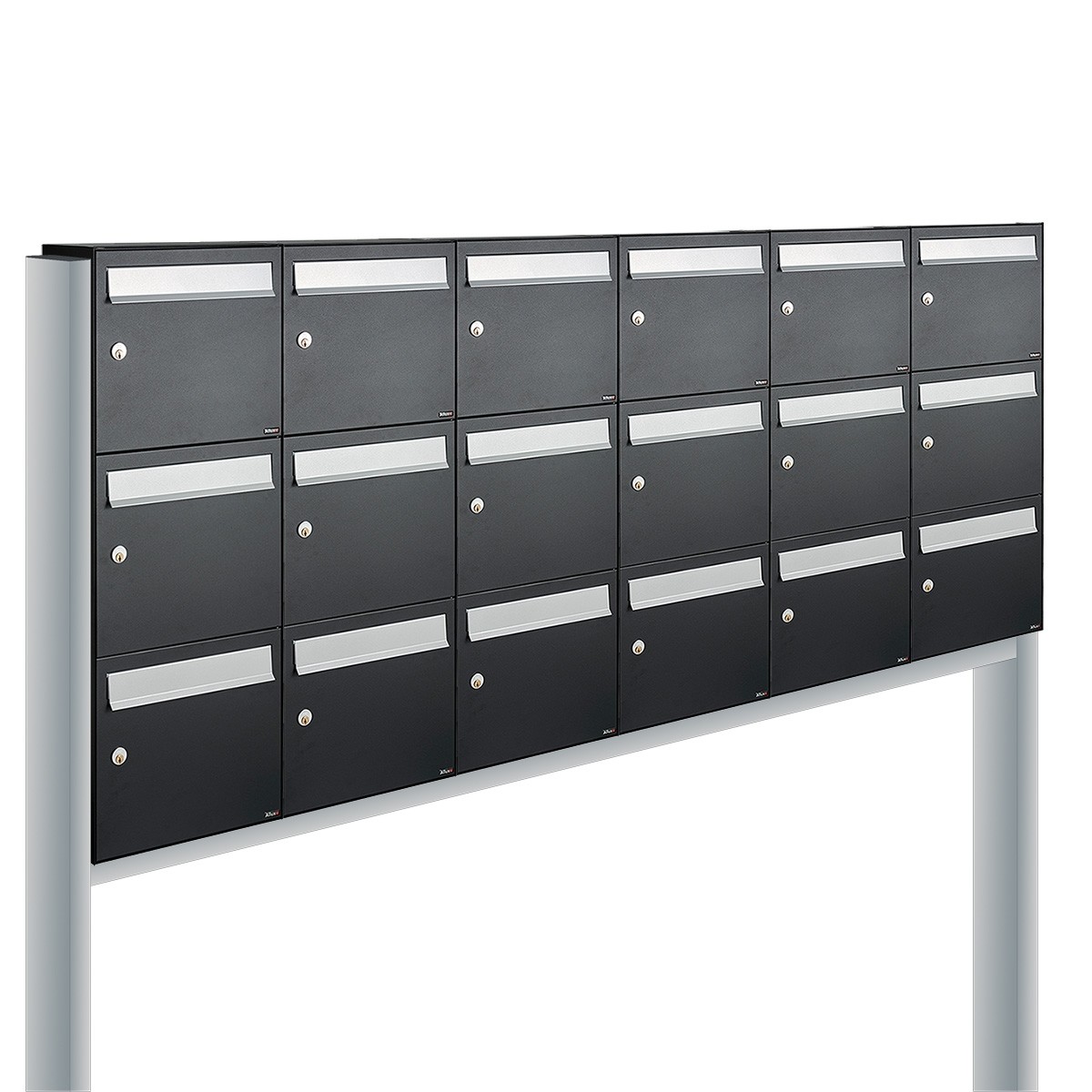 Allux Flow Set 6-Breed, 3-Hoog Op Statief Zwart - 40040070_6x3s