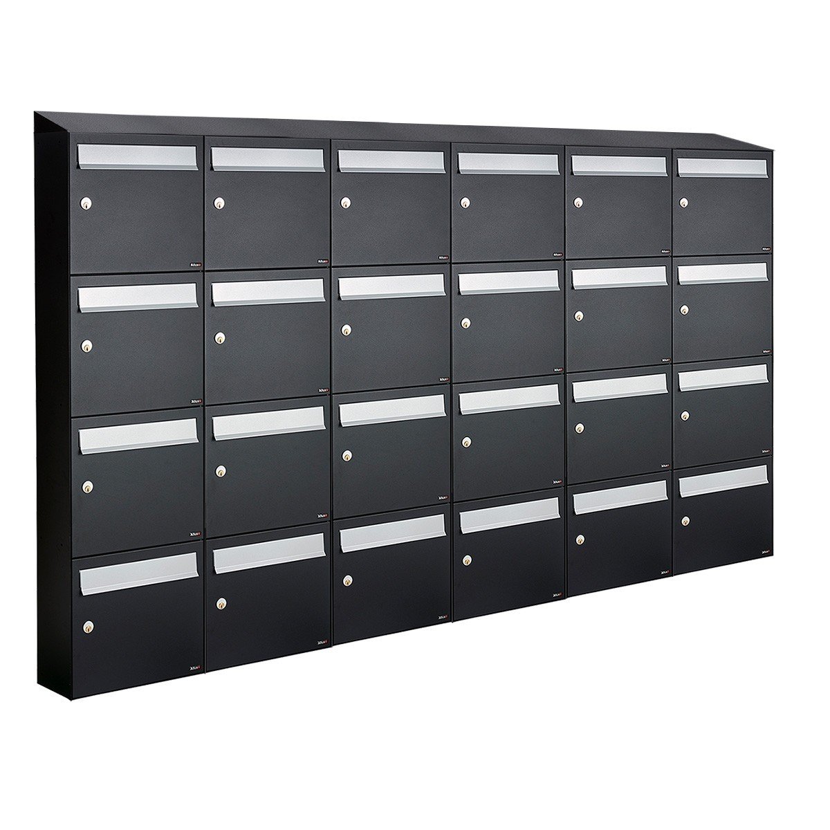 Allux Flow Set 6-Breed, 4-Hoog Met Dak Zwart - 40040070_6x4d