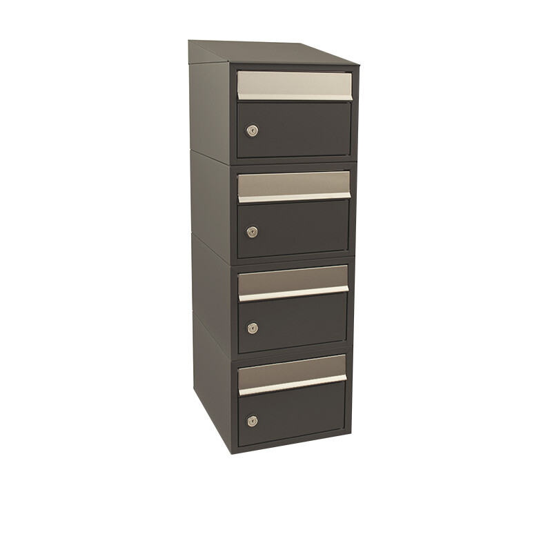 Stoer! Brickset 4-Hoog Met Dak Antraciet 40215065_1x4d