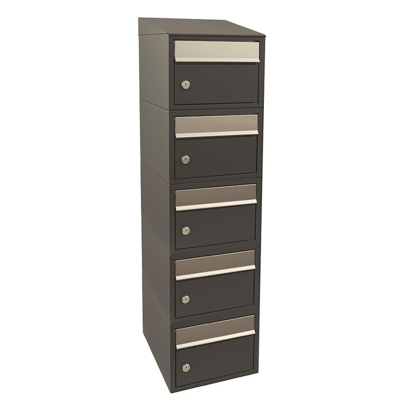Stoer! Brickset 5-Hoog Met Dak Antraciet 40215065_1x5d