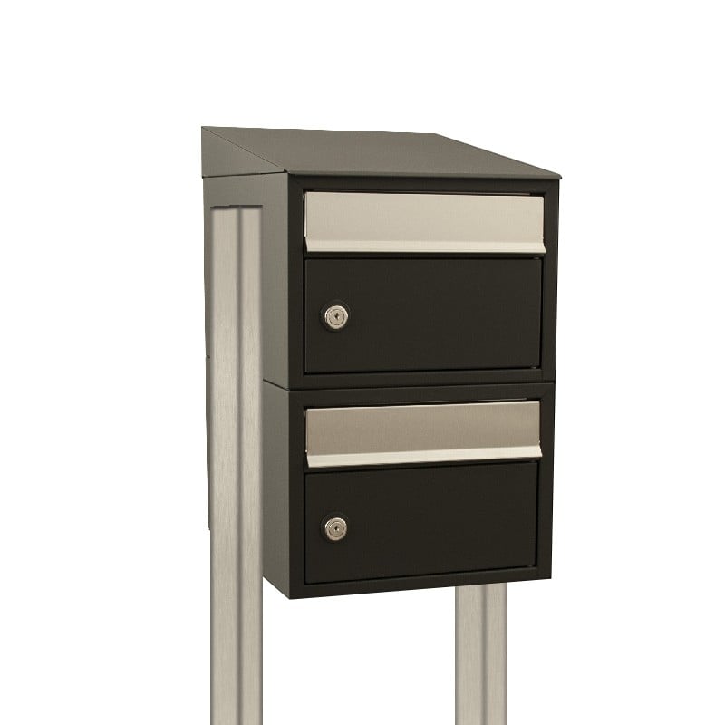 Stoer! Brickset 2-Hoog Met Dak Op Statief Zwart 40215070_1x2ds