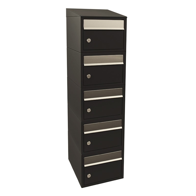 Stoer! Brickset 5-Hoog Met Dak Zwart 40215070_1x5d