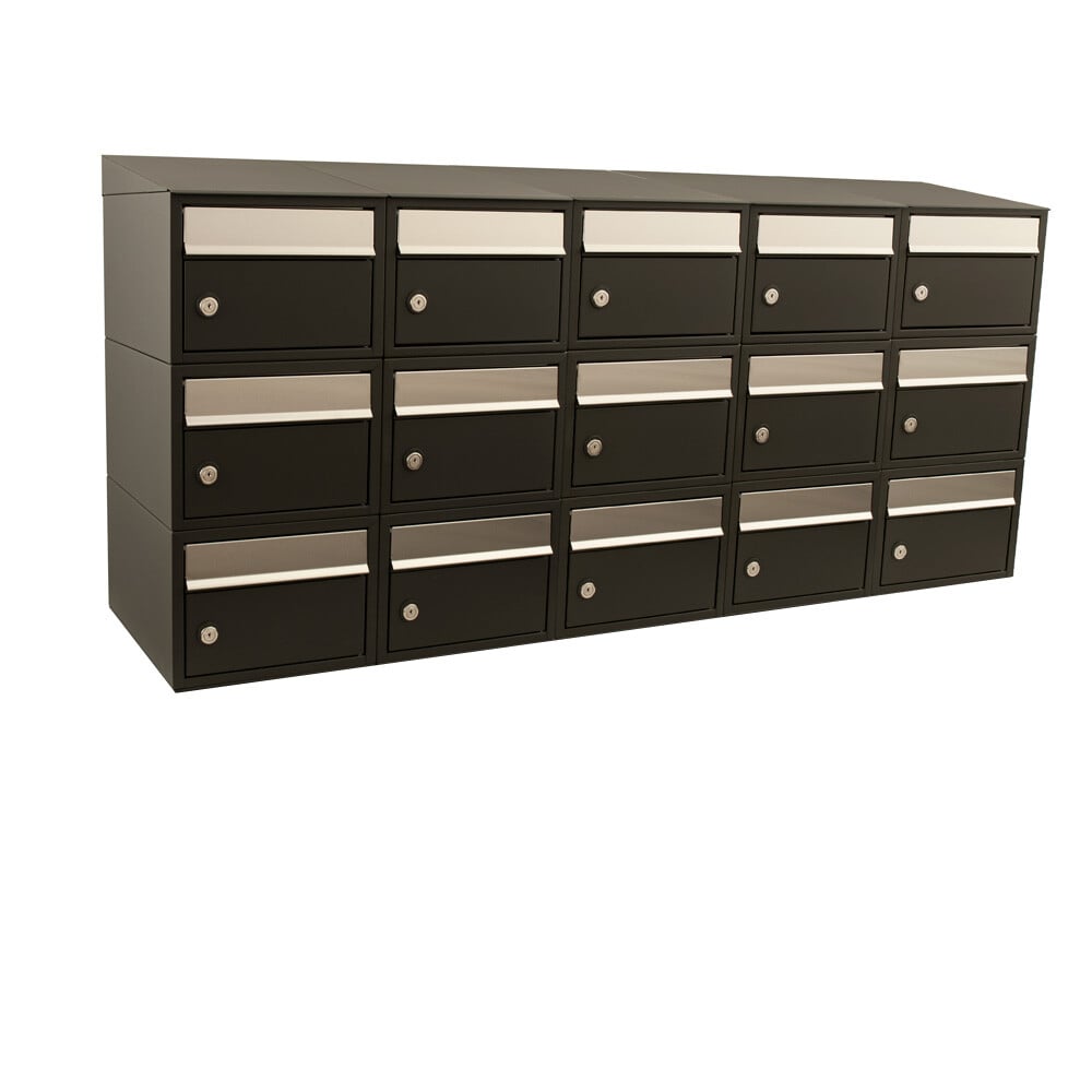 Stoer! Brickset 5-Breed 3-Hoog Met Dak Zwart 40215070_5x3d