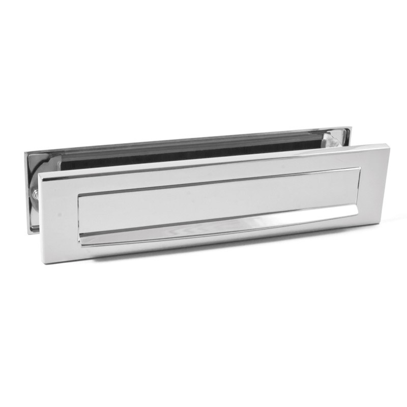 Mariani Briefplaat Combinatie Rechthoek Chroom 91182015