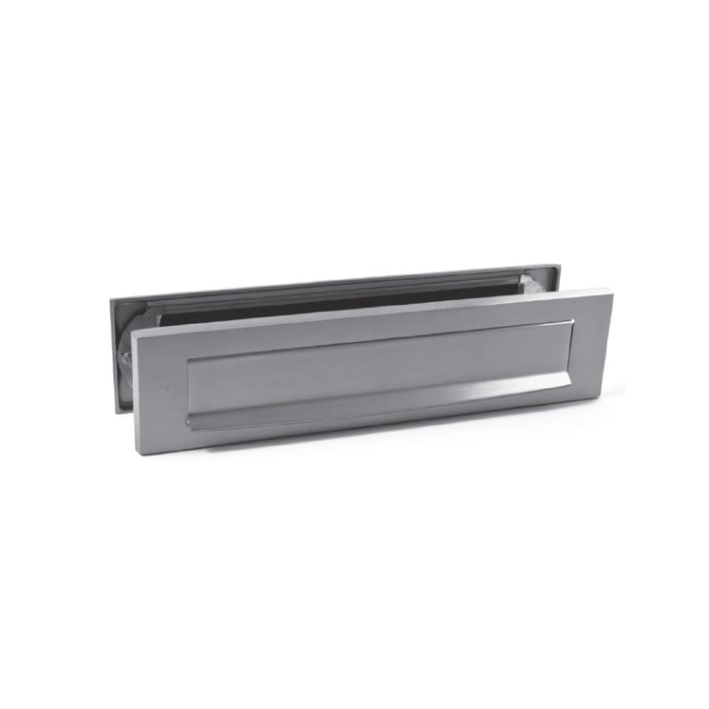 Mariani Briefplaat Combinatie Rechthoek Mat Chroom 91182017