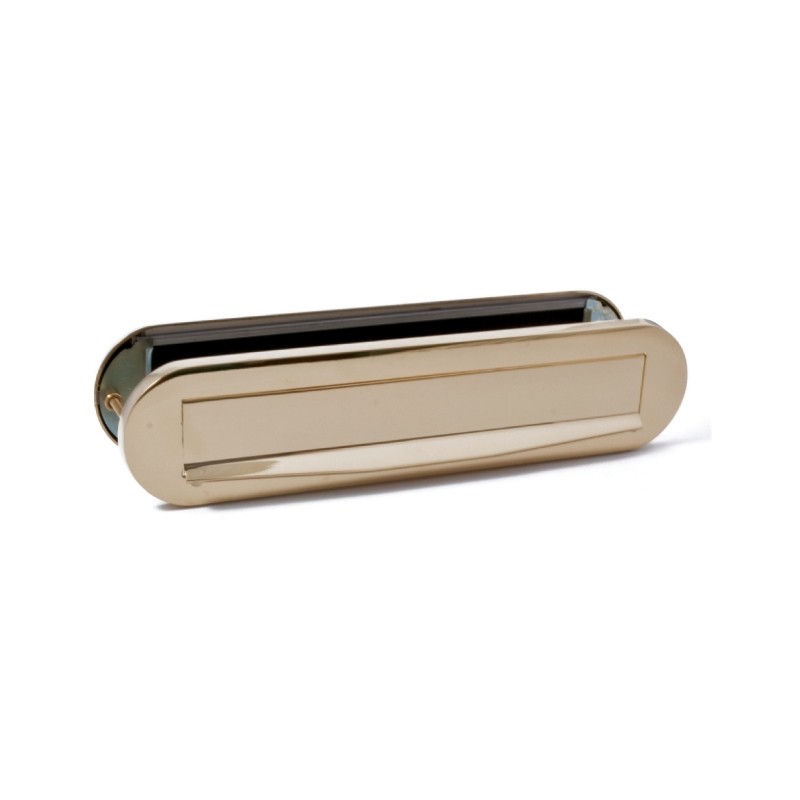 Mariani Briefplaat Combinatie Ovaal Pvd Messing - 91378014