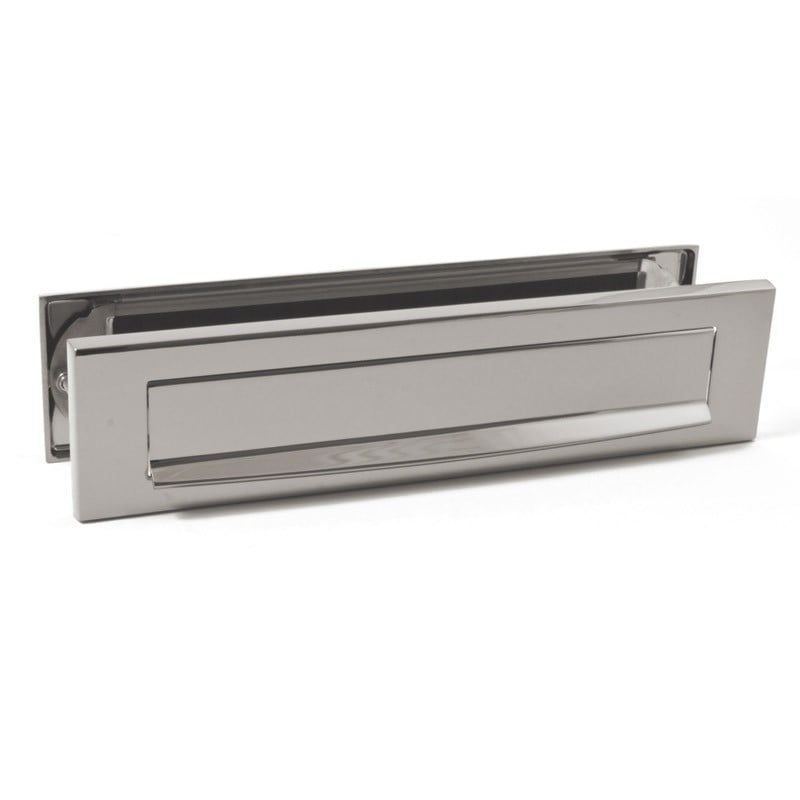Mariani Briefplaat Combinatie Rechthoek Pvd Glans Nikkel 95182016