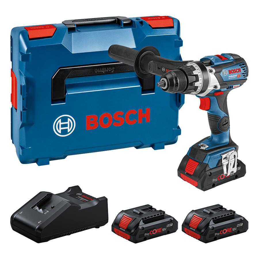 Bosch Blauw GSR 18V-110 C - 18V Li-Ion accu boor-/schroefmachine set | 3x 4.0Ah ProCore accu in L-Boxx - 0615A5002S