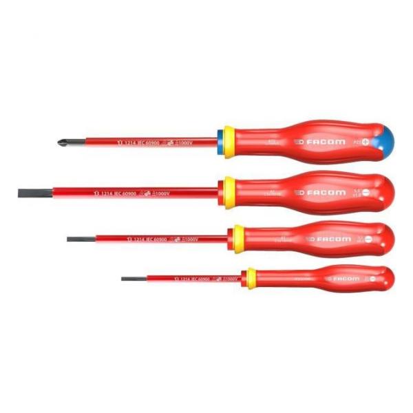 Facom Schroevendraaierset Protwist 4 Delig 1000V - AT4VEPB - AT4VEPB