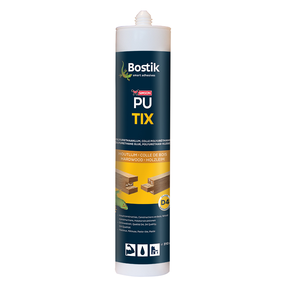 Bostik PU Tix | 310 ml | Koker | Transparant (12 stuks) - 30162020 afbeelding