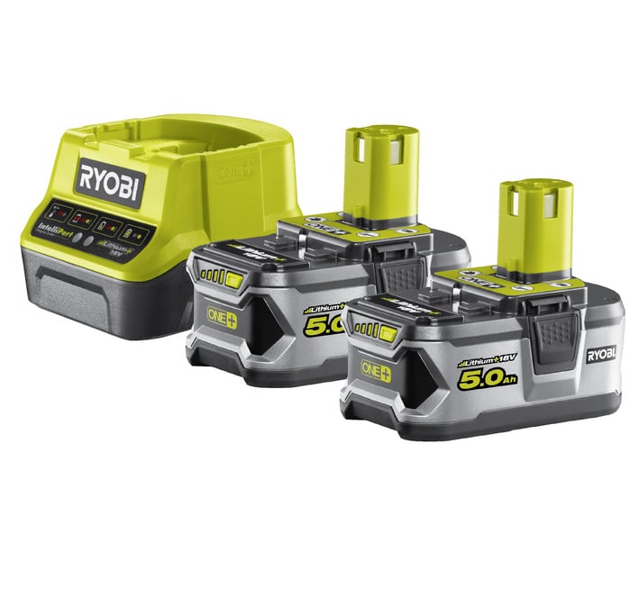 Ryobi RC18120-250 - 18v 2x 5.0Ah accu&apos;s + lader - 5133003364