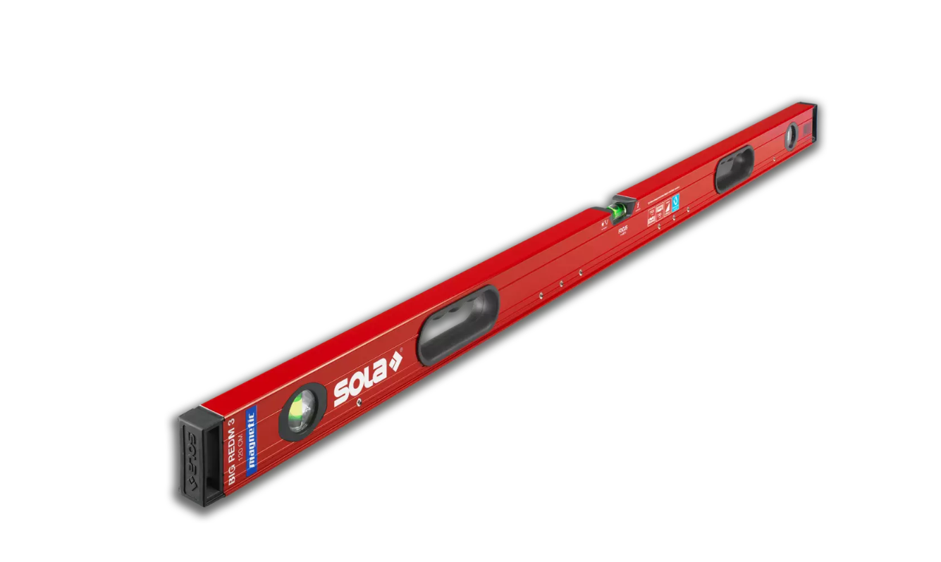 Sola BIG REDM 3 180 Magnetische Waterpas 3 Libellen - 01816601