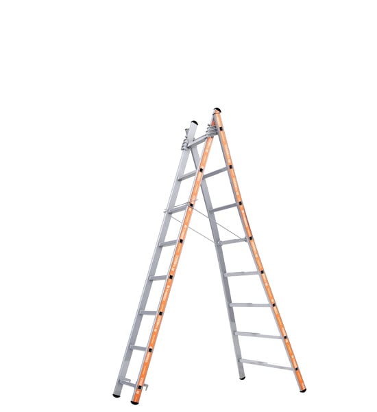 Little Jumbo Reformladder 1252 | met uitgebogen bomen | 2x14 sporten 1201252014