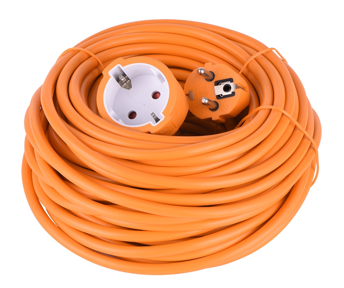 Relectric verlengsnoer oranje 20 mtr 3x1,0mm - RELEC492213 - RELEC492213