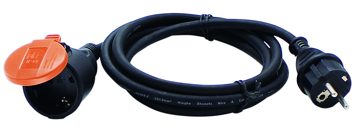 Relectric PRO verlengsnoer 5 mtr 1-voudig 3x1,5mm - RELEC493128 RELEC493128