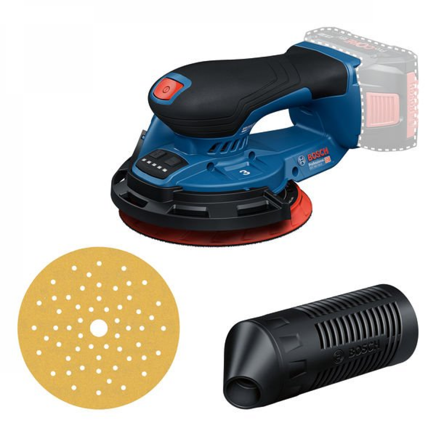 Bosch Blauw GEX 18V-150-3 Accu-excenterschuurmachine | Exclusief Accu en Lader - 601372904