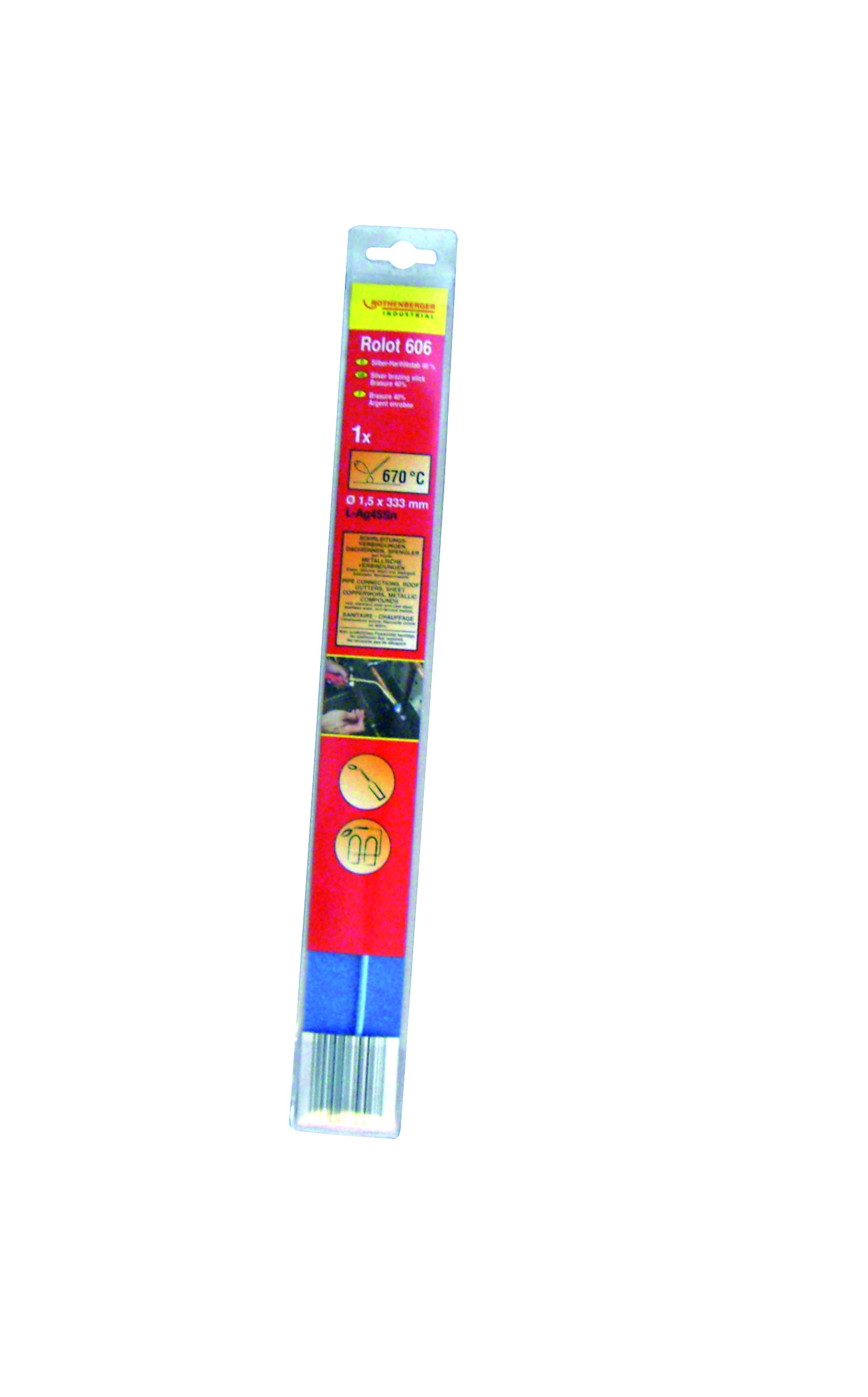 Rothenberger Rolot 609 zilversoldeer 12%, 2st - ROT035609 ROT035609