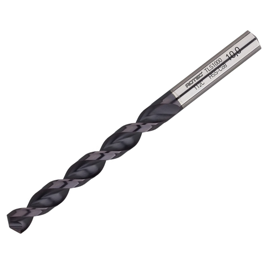 Rotec HSS-E spiraalboor, DIN338, type TLS1000, TiAlN, ø10,2 - 112.1020C