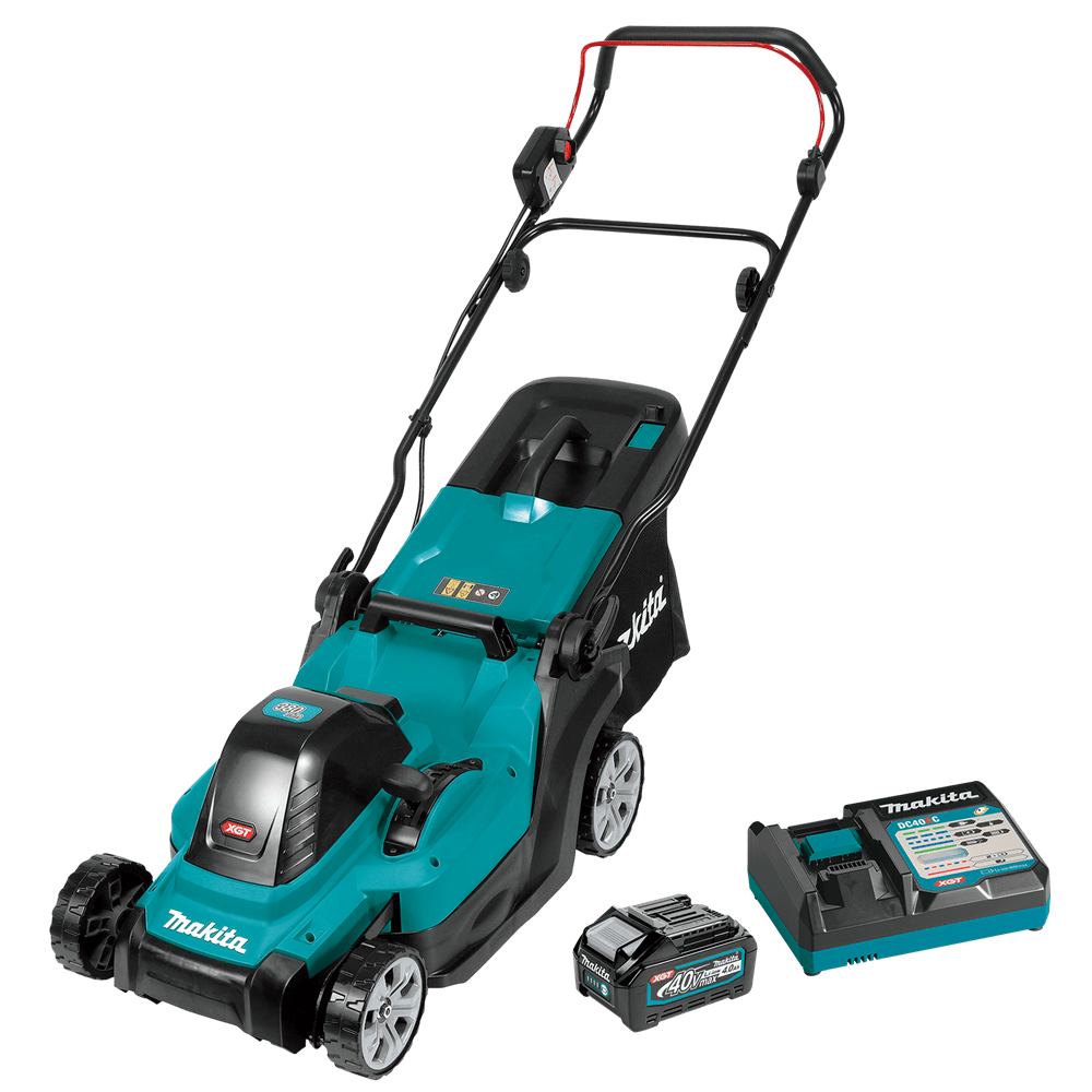 Makita LM003GM103 XGT 40v Max Grasmaaier 38cm | 1 x 40 V Max accu 4,0Ah en lader DC40RC - LM003GM103