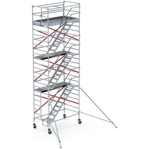 Altrex RS53-S, platformhoogte 12.20 m met Fiber-Deck® en Safe-Quick ®2 Guardrail (werkhoogte 14.20 m). | C530048 - T530048