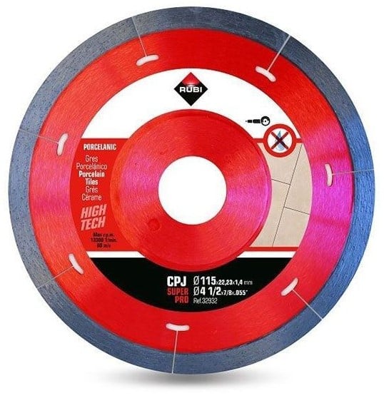 Rubi Diamantschijf CPJ 115 | Superpro | 115 mm | 115 x 1,4 x 22,2 mm - 32932