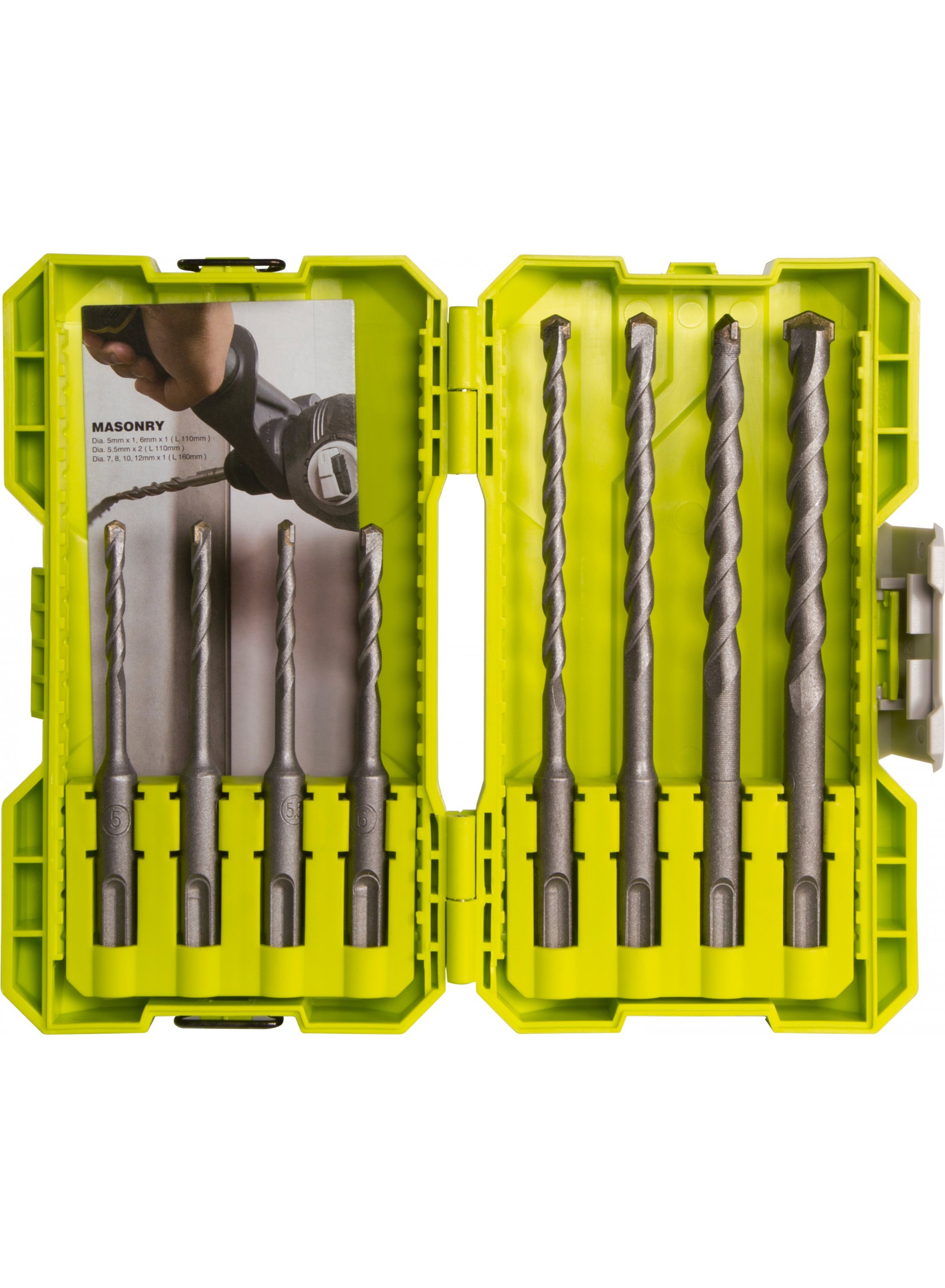 Ryobi RAK08SDS2 | ACCESSOIRES | KIT | 8 STUKS | SDS+ BOOR - 5132004209
