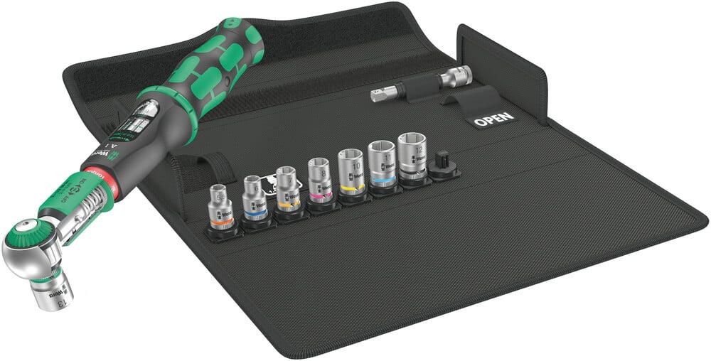 Wera Safe-Torque A 1 Set 1, 1/4" vierkant, 2-12 Nm, 10-delig - 05075830001