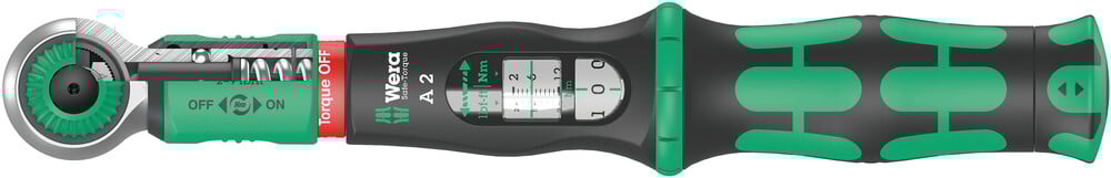 Wera Safe-Torque A 2 draaimomentsleutel met 1/4" zeskantaandrijving, 2-12 Nm, 2-12 Nm - 05075801001