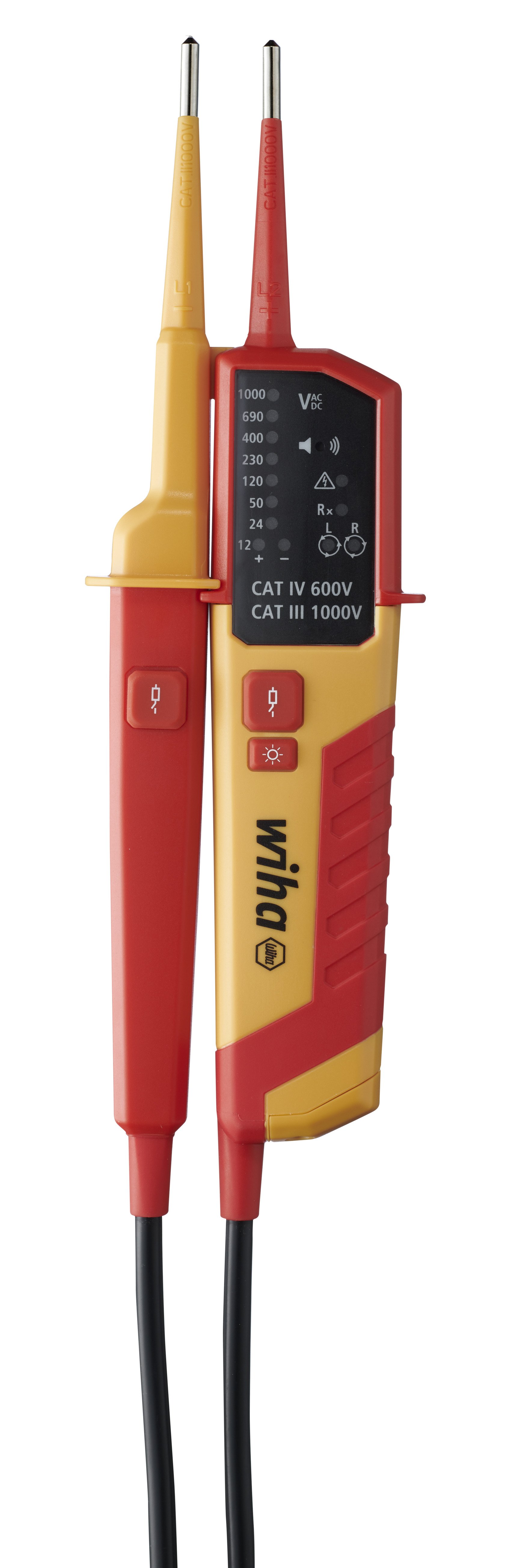 Wiha SB25516 | Spannings- en doorgangstester | 12 - 1.000 V AC | CAT IV - 45216