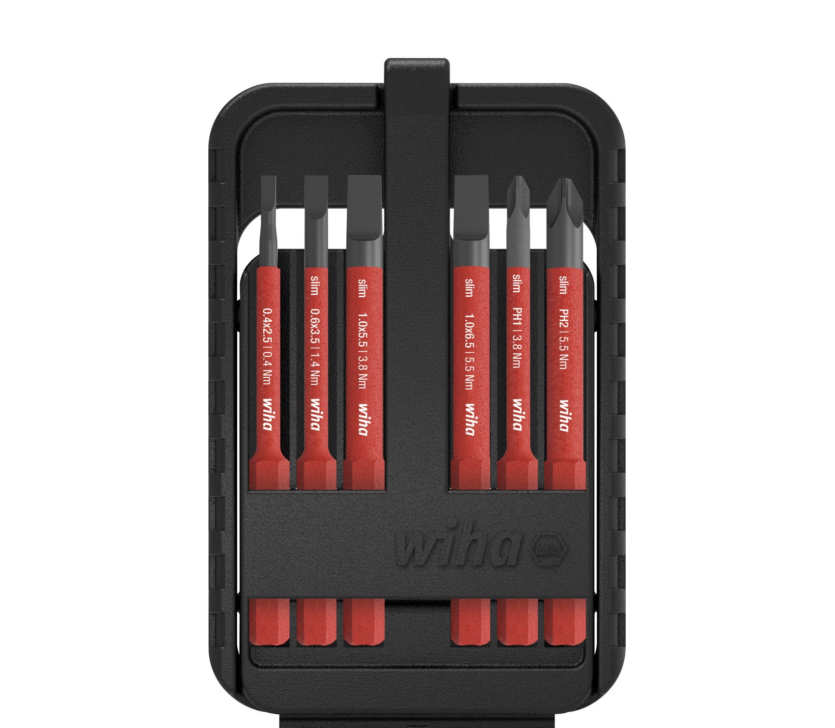 Wiha 43159 | SlimBit VDE | Wisselklingset | 6-delig | Phillips - 43159