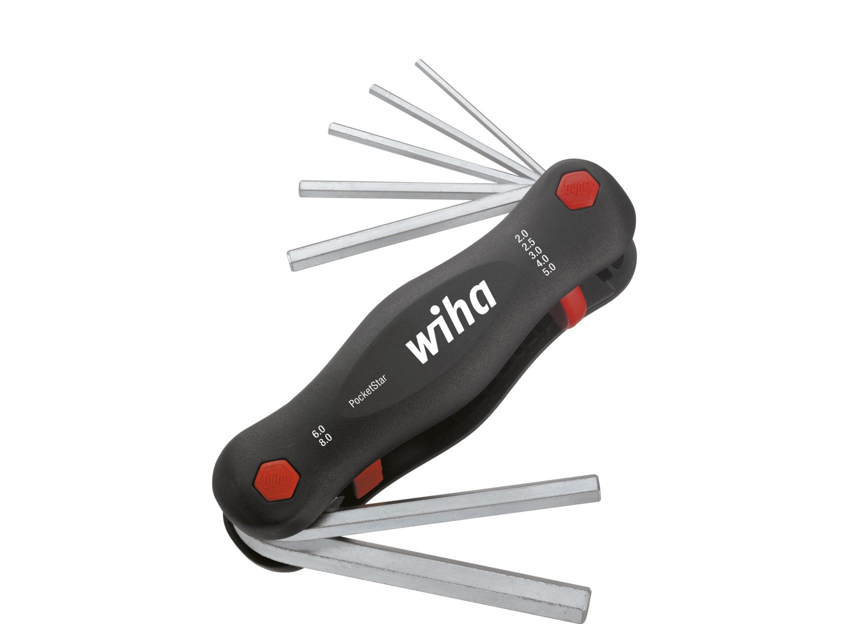 Wiha Zeskantuitklaphouder Mini PocketStar 7-delig met eurogatophanger