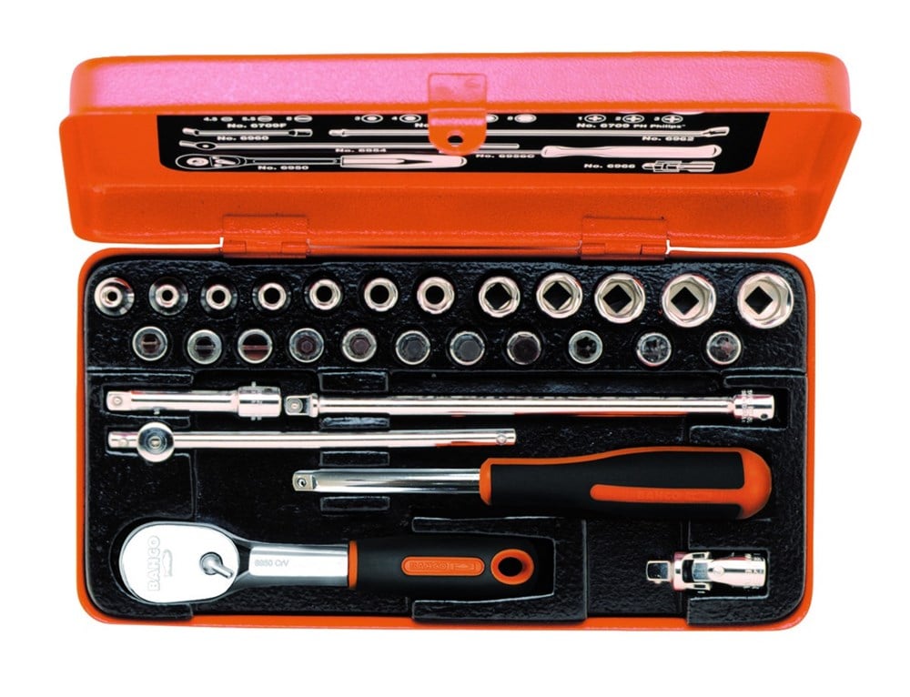 Bahco dopsleutelset 1/4" | 6715GJ