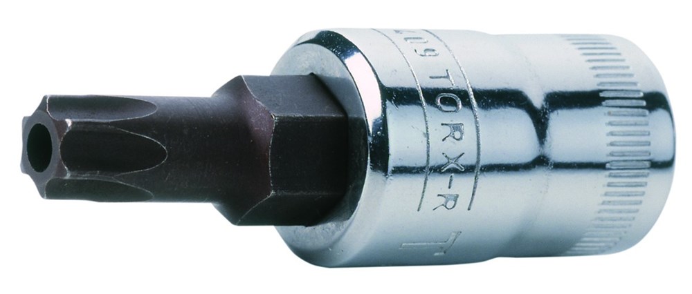 Bahco 1/4" dop op kaart torx tamper t25 | SB6709TORX-R-T25