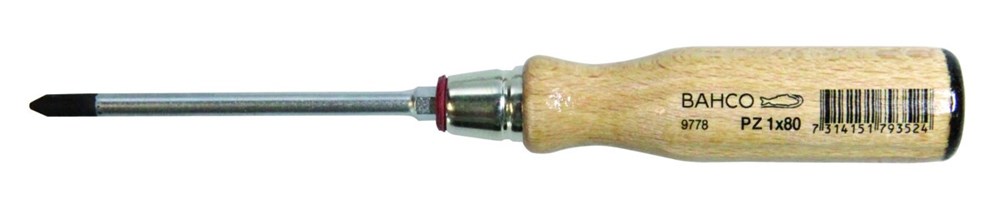 Bahco schroevendraaier houten hecht pz 2 | 9778PZD-2
