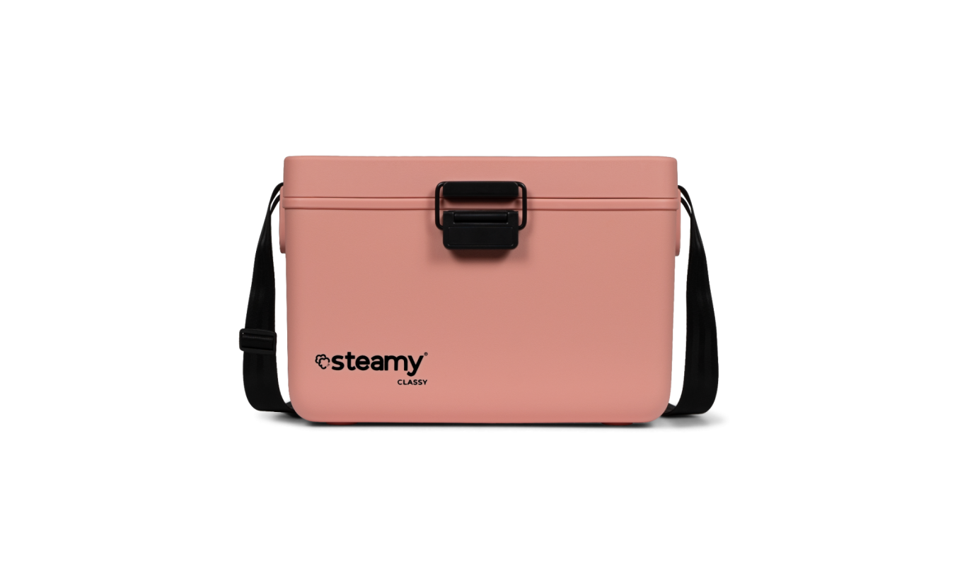 Steamy Classy 12 (12 Liter) Koelbox met Schouderband Salmon Pink